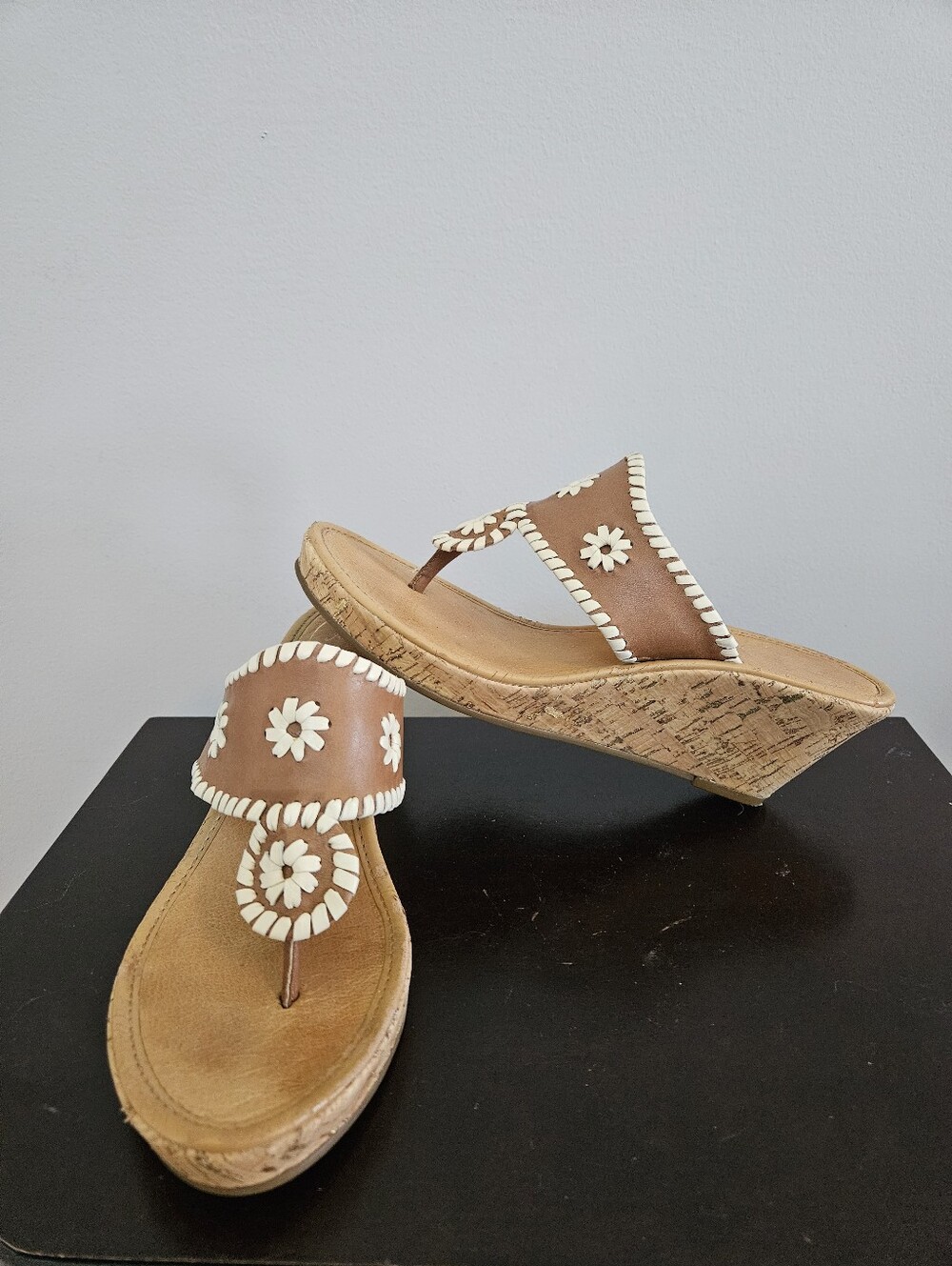 Jack Rogers Wedge Thong Sandals